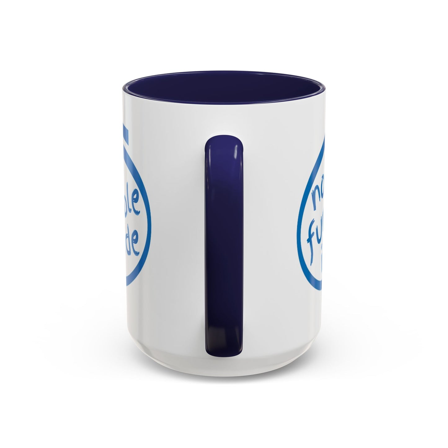 Non-Fungible Inside White Accent Mug by cypherpunkgear.com