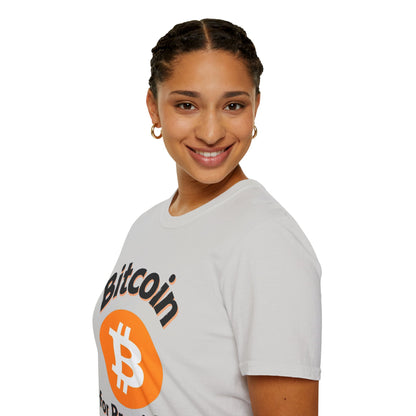 Bitcoin (BTC) for President LTcolors Unisex T-Shirt by cypherpunkgear