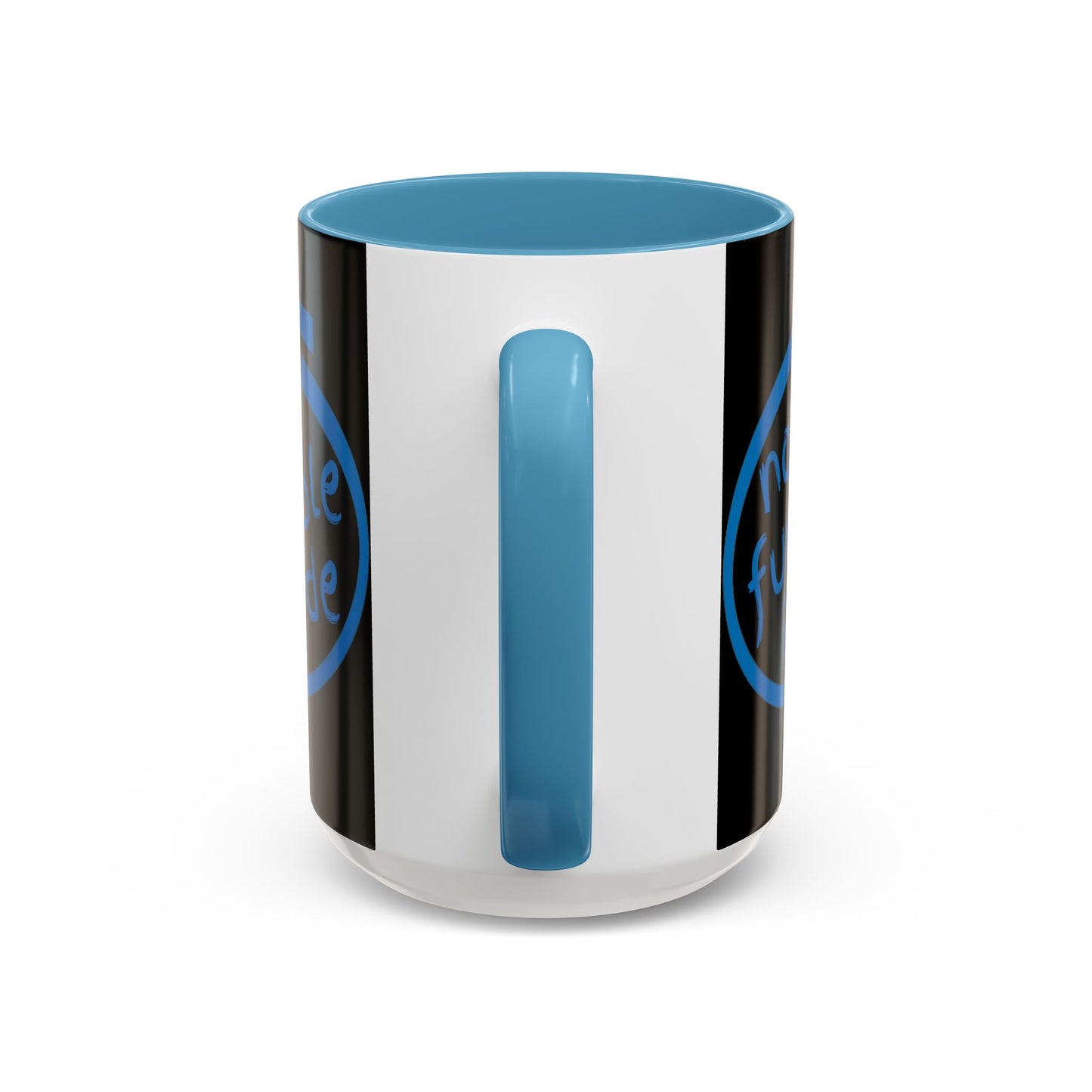 Non-Fungible Inside Black Accent Mug by cypherpunkgear.com