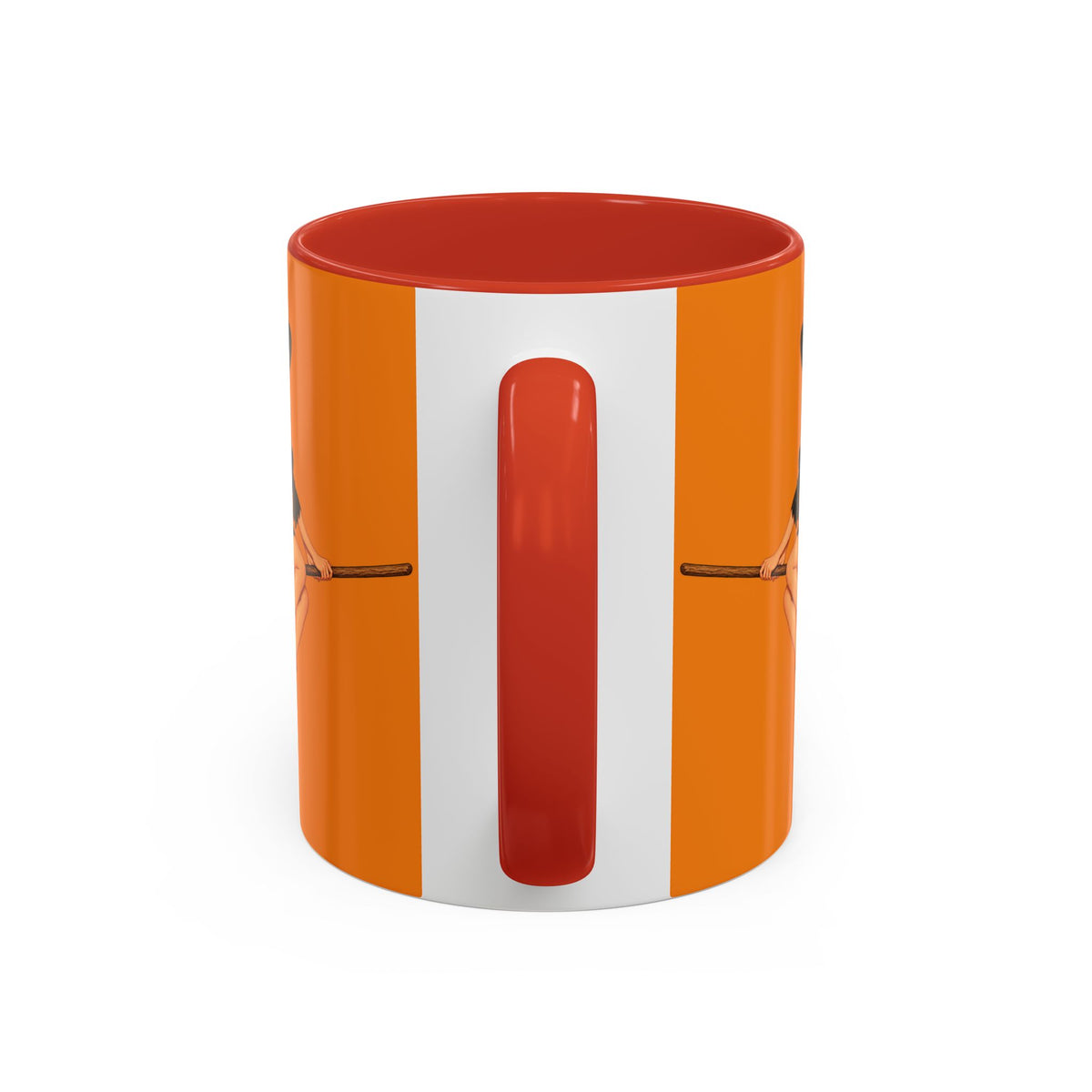 Hazel Hex Orange Accent Mug by CreepyCrafts.boo