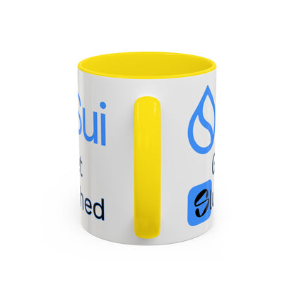 Sui: Get Slushed White Accent Mug by cypherpunkgear.com