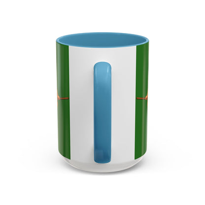 Hazel Hex Green Accent Mug by CreepyCrafts.boo