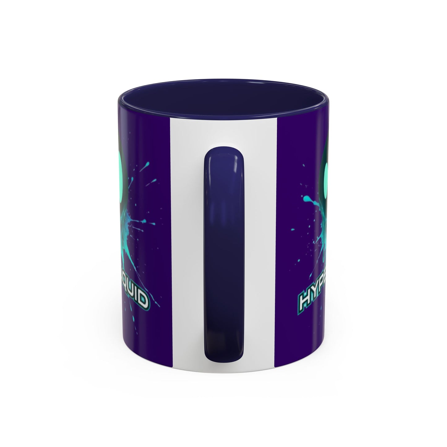 HYPE Drip Dark Purple Accent Mug by cypherpunkgear.com