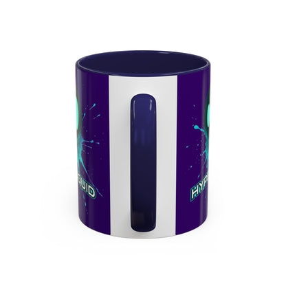 HYPE Drip Dark Purple Accent Mug by cypherpunkgear.com