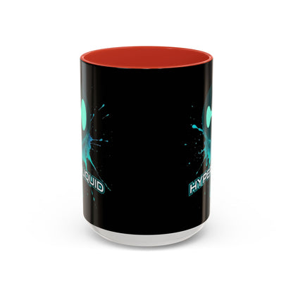 HYPE Drip Black Accent Mug by cypherpunkgear.com