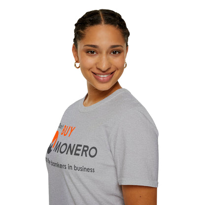 Don't buy Monero (XMR) Unisex T-Shirt by cypherpunkgear