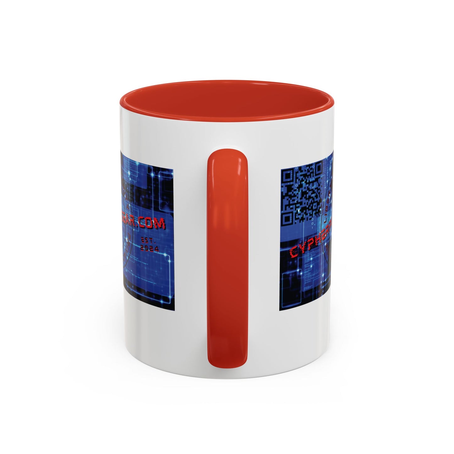 Cypherpunkgear.com logo Accent Mug by cypherpunkgear.com