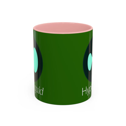 Hyperliquid White font Green Accent Mug by cypherpunkgear.com