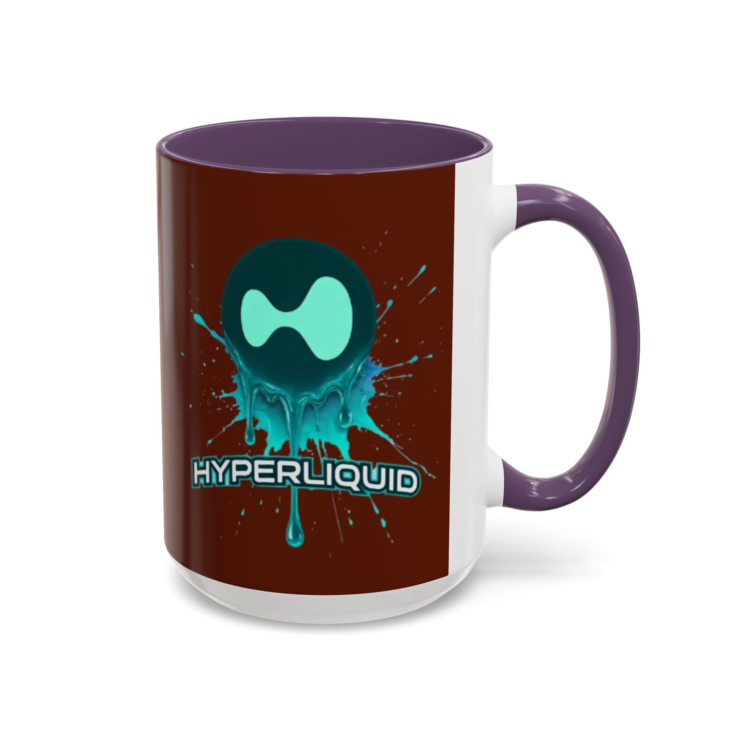 HYPE Drip Brown Accent Mug by cypherpunkgear.com