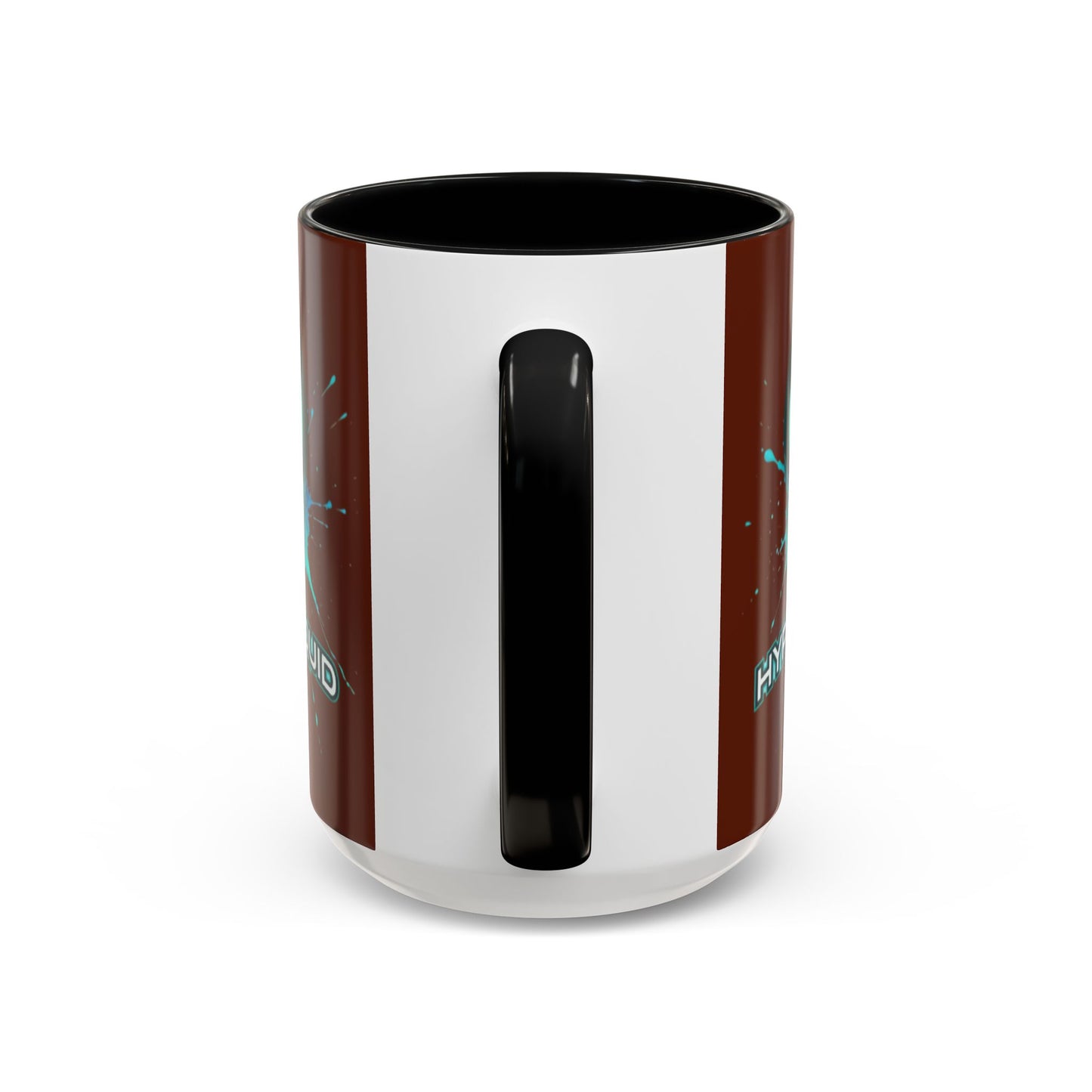 HYPE Drip Brown Accent Mug by cypherpunkgear.com