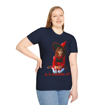 Is it Samhain yet? Dark colors Unisex T-Shirt by CreepyCrafts.boo