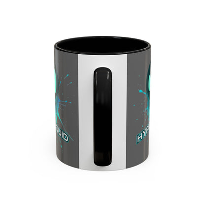 HYPE Drip Grey Accent Mug by cypherpunkgear.com