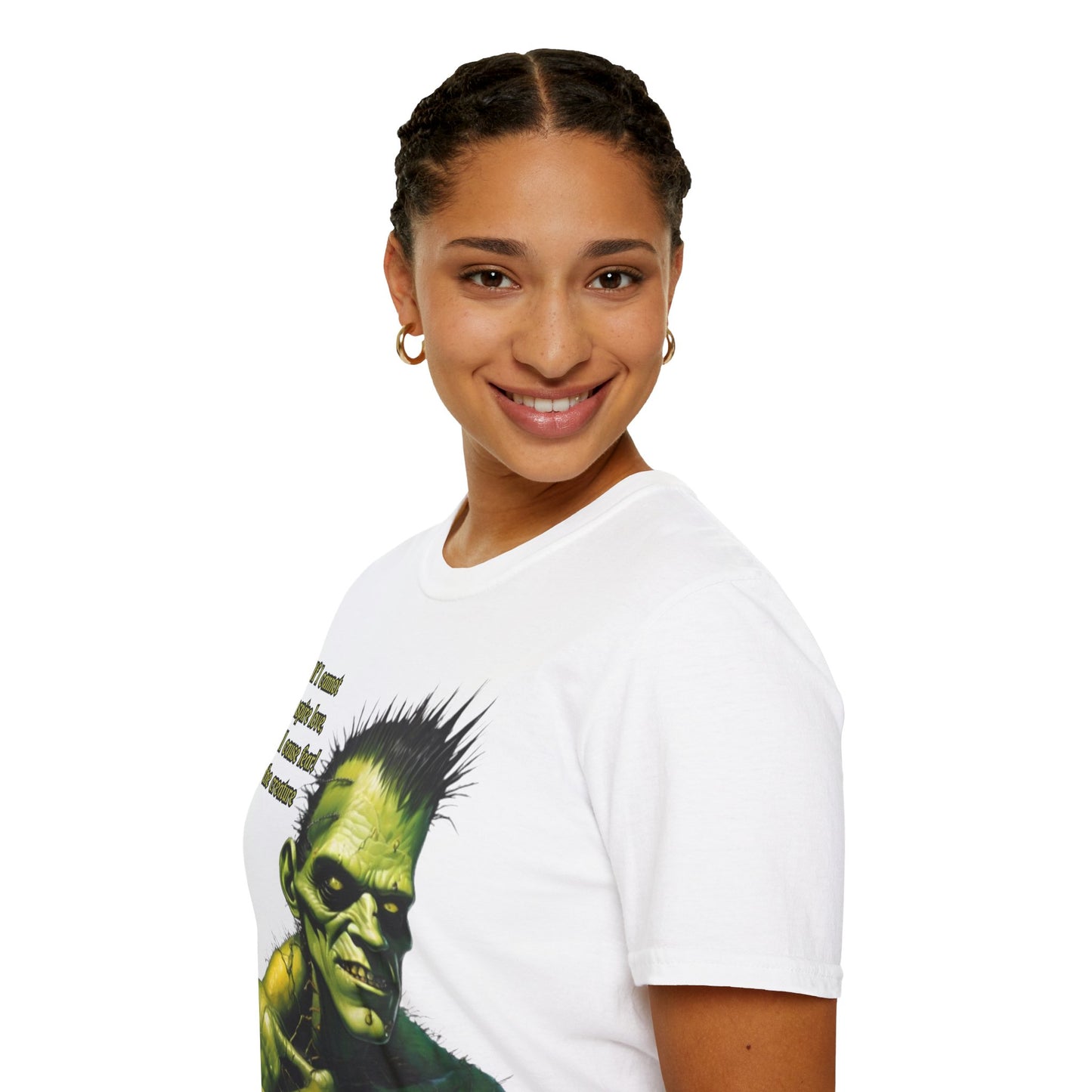 Frankenstein's Creature Light colors Unisex T-Shirt by CreepyCrafts.boo