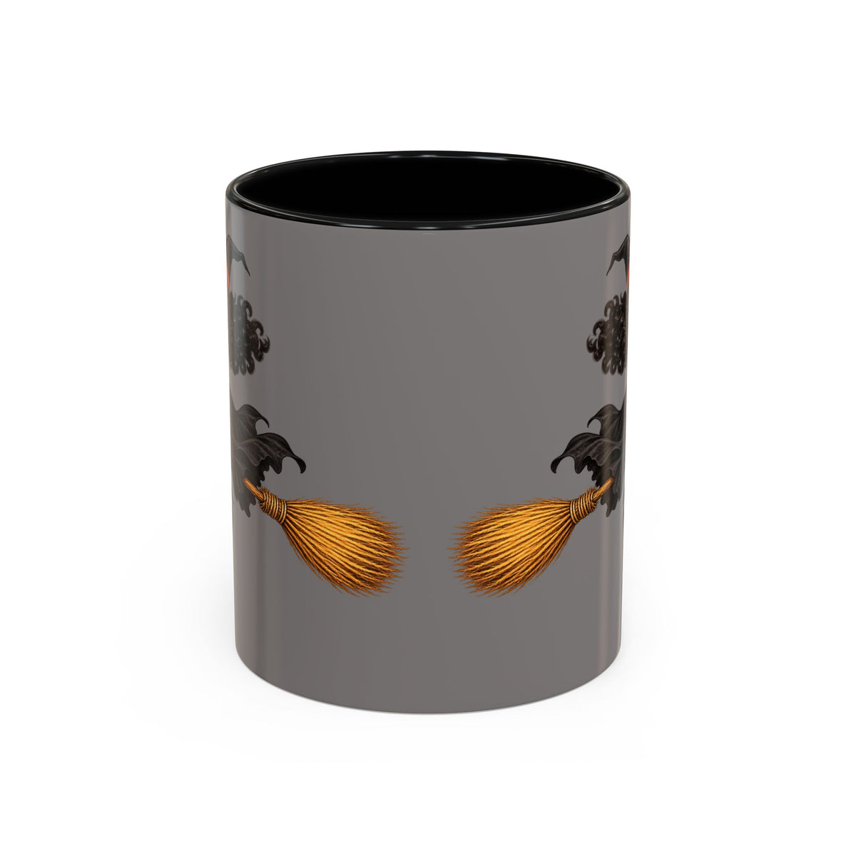 Velvet Vex Grey Accent Mug by CreepyCrafts.boo