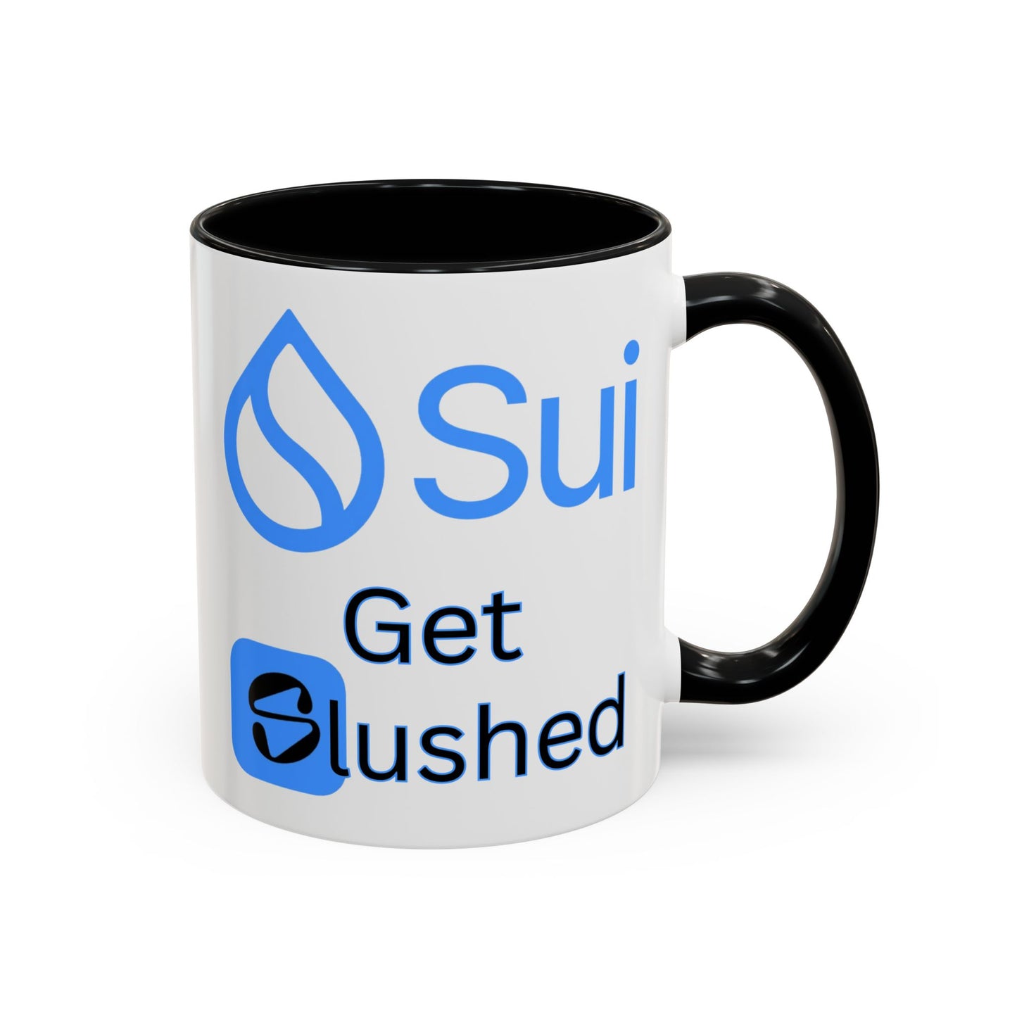 Sui: Get Slushed White Accent Mug by cypherpunkgear.com