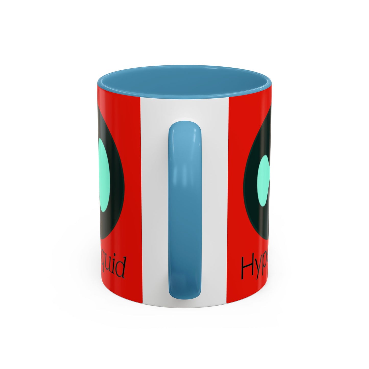 Hyperliquid Black font Red Accent Mug by cypherpunkgear.com