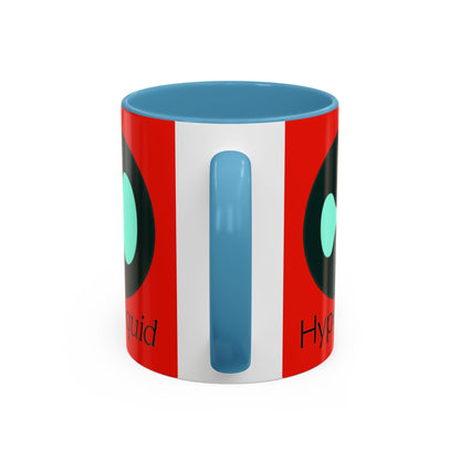Hyperliquid Black font Red Accent Mug by cypherpunkgear.com