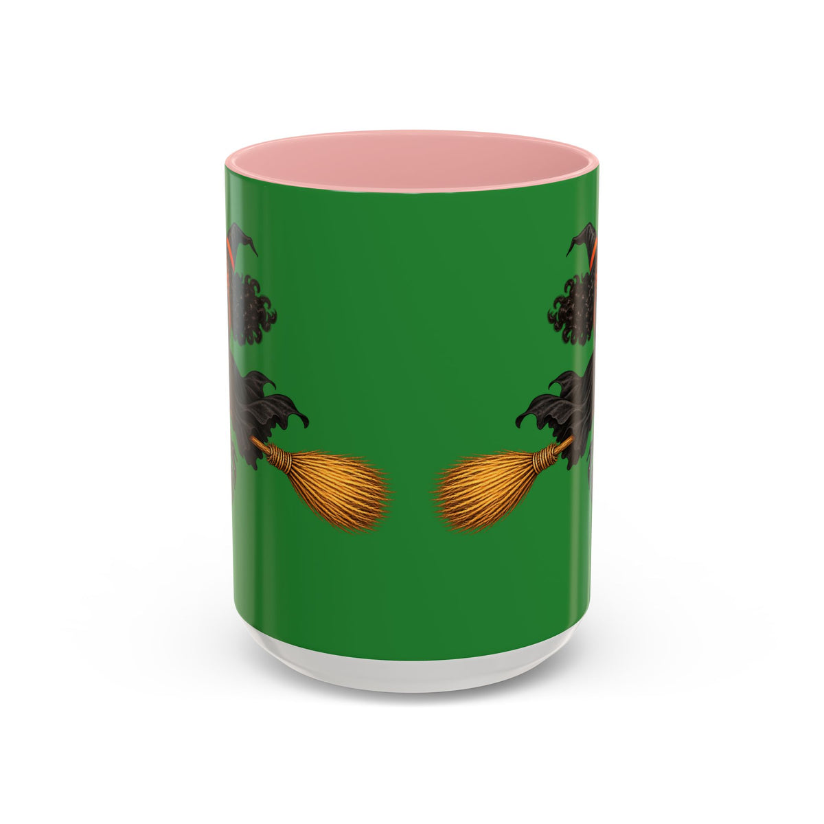Velvet Vex Green Accent Mug by CreepyCrafts.boo