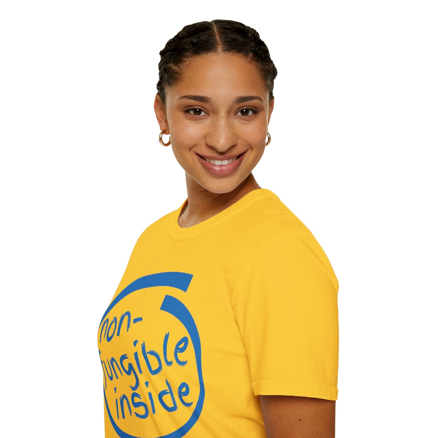 Non-Fungible Inside Light colors Unisex T-Shirt by cypherpunkgear.com