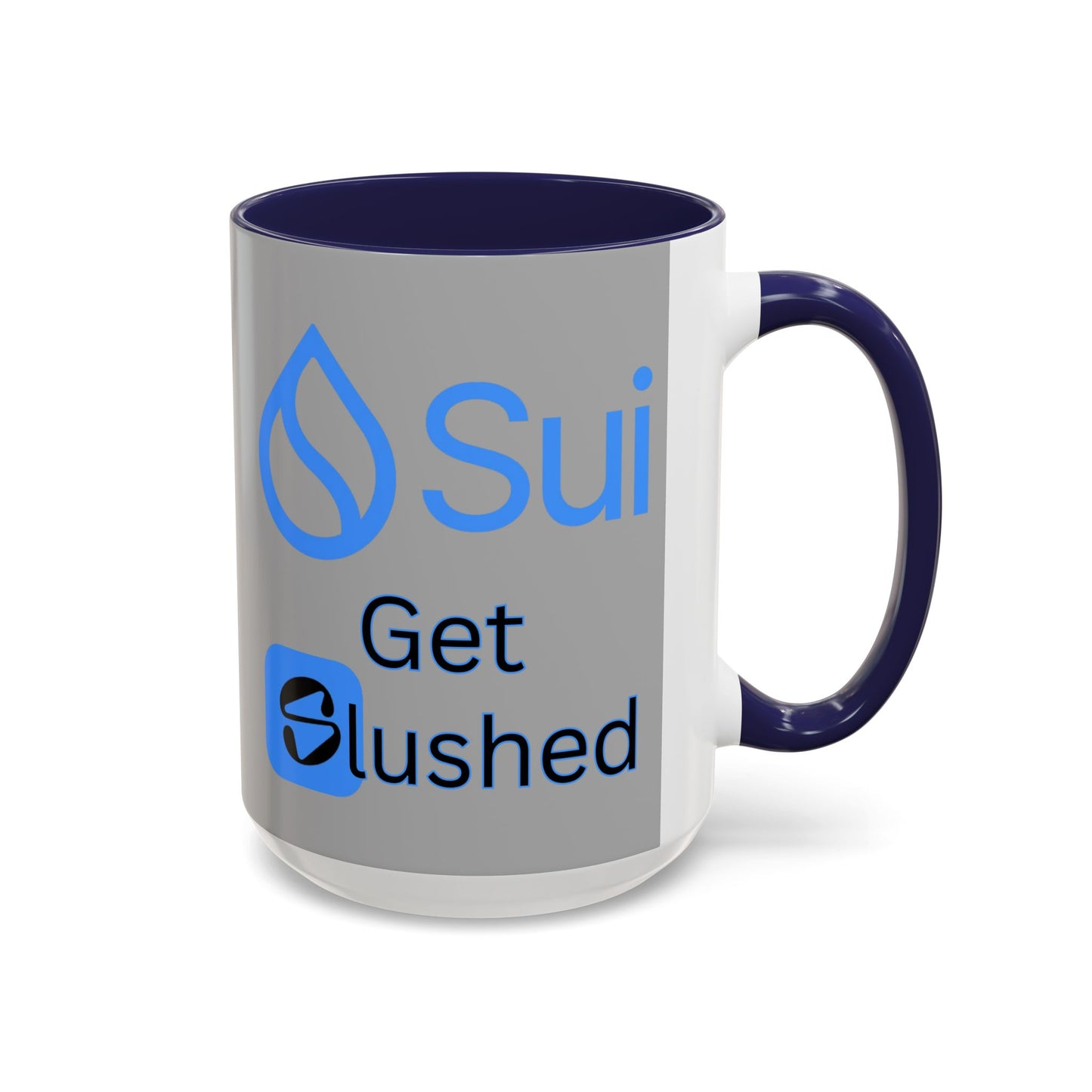 Sui: Get Slushed Grey Accent Mug by cypherpunkgear.com