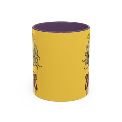 Caution, Savage Yellow Accent Mug by cypherpunkgear.com