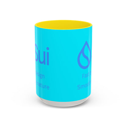 SUI Light Blue Accent Mug by cypherpunkgear.com