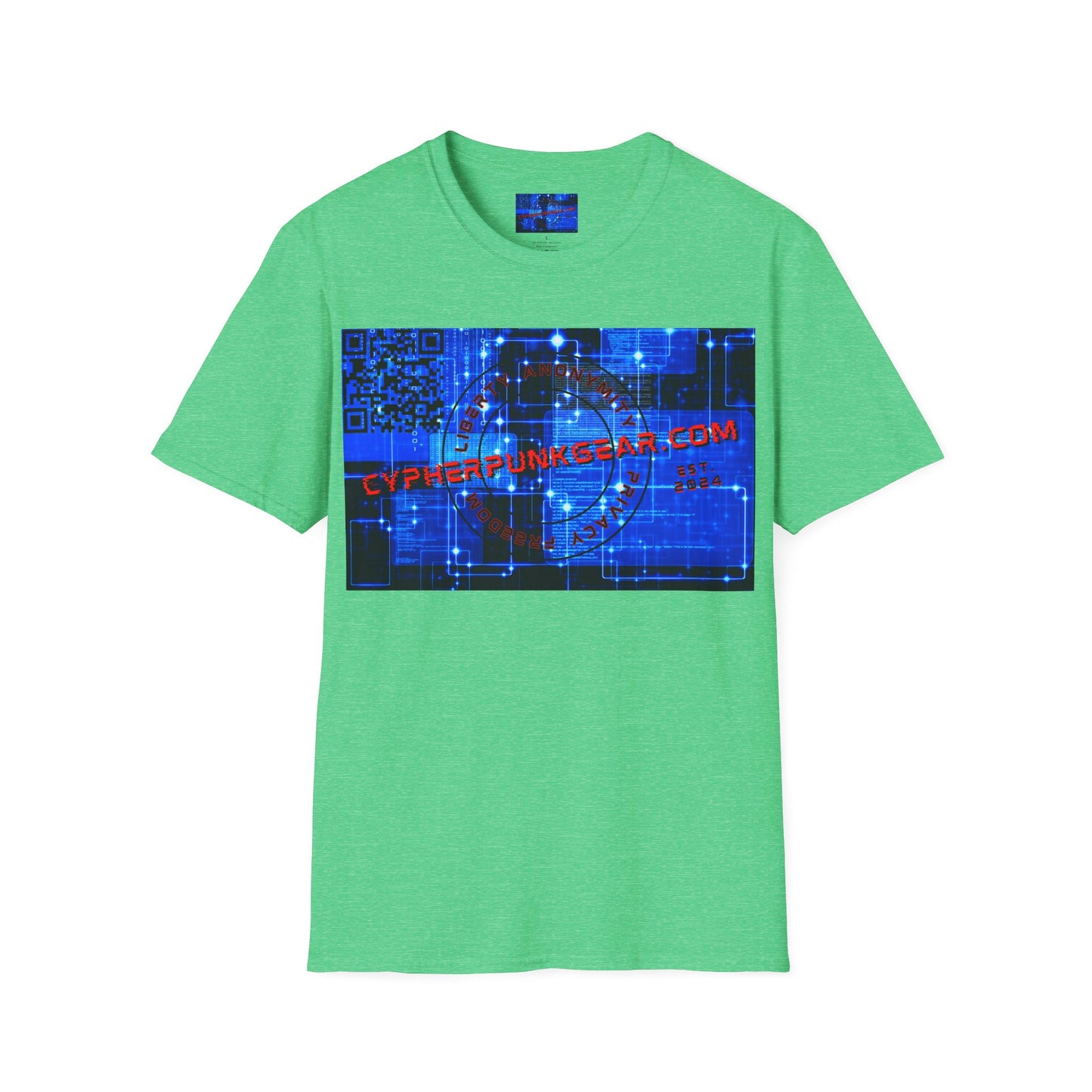 Cypherpunkgear.com logo Dark colors Unisex T-Shirt by cypherpunkgear.com