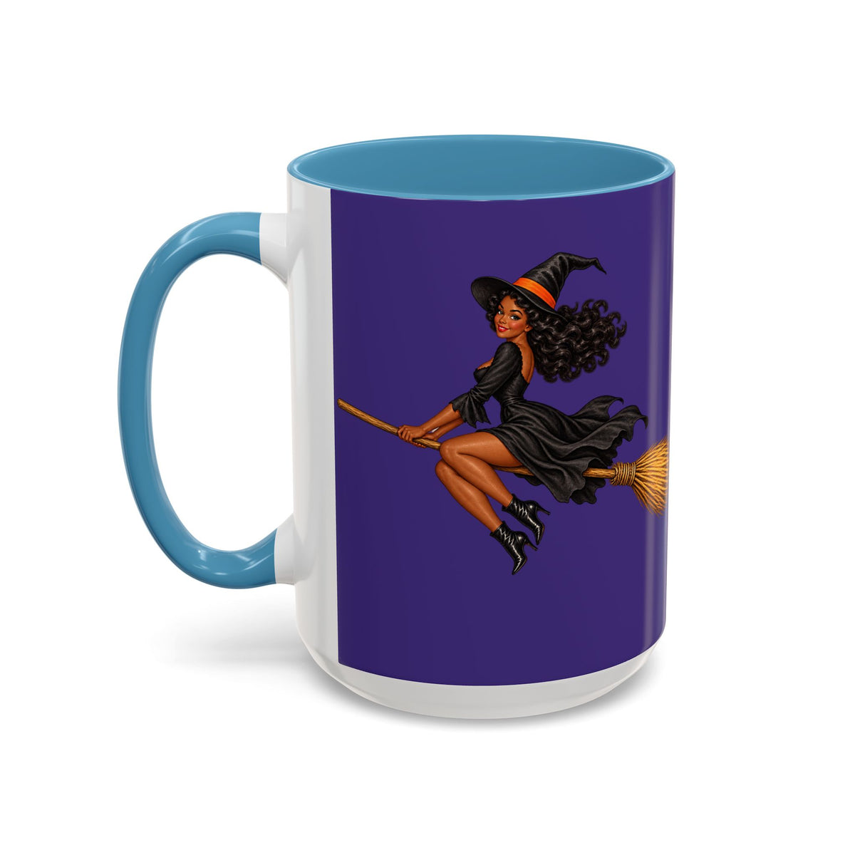 Velvet Vex Purple Accent Mug by CreepyCrafts.boo