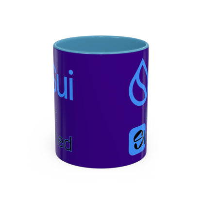Sui: Get Slushed Purple Accent Mug by cypherpunkgear.com