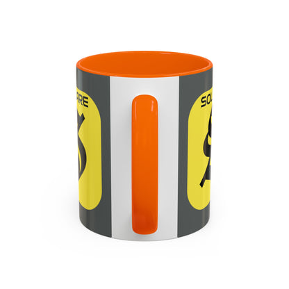SolflareLogo Grey Accent Mug by cypherpunkgear.com