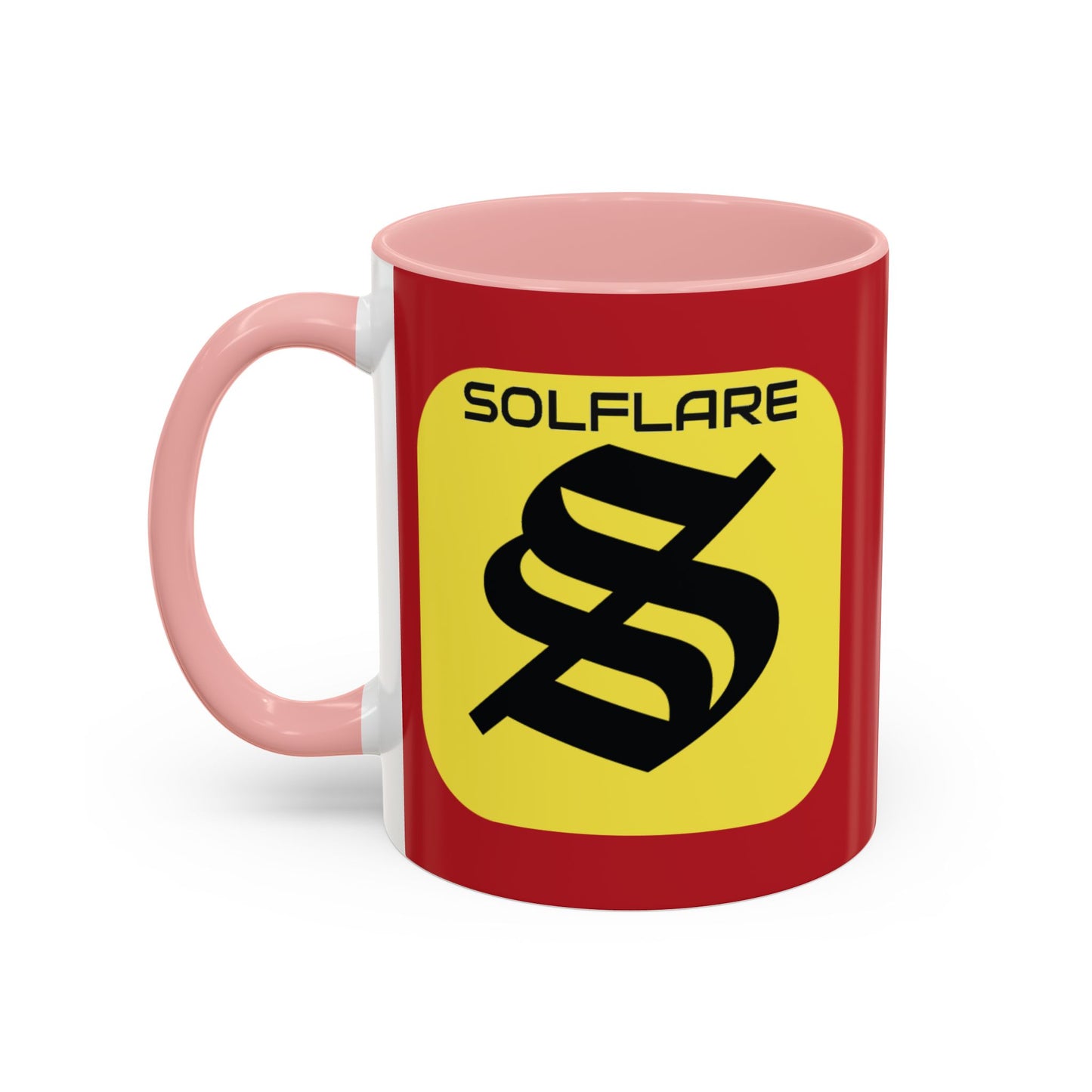 SolflareLogo Red Accent Mug by cypherpunkgear.com