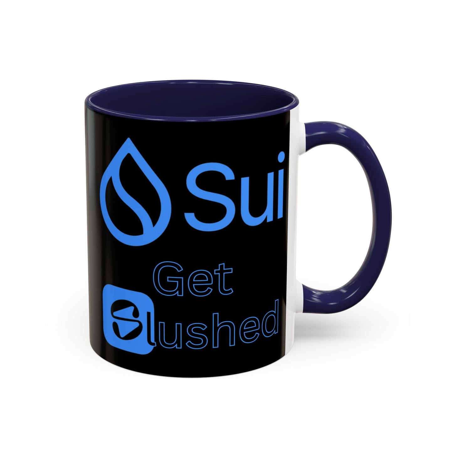 Sui: Get Slushed Black Accent Mug by cypherpunkgear.com