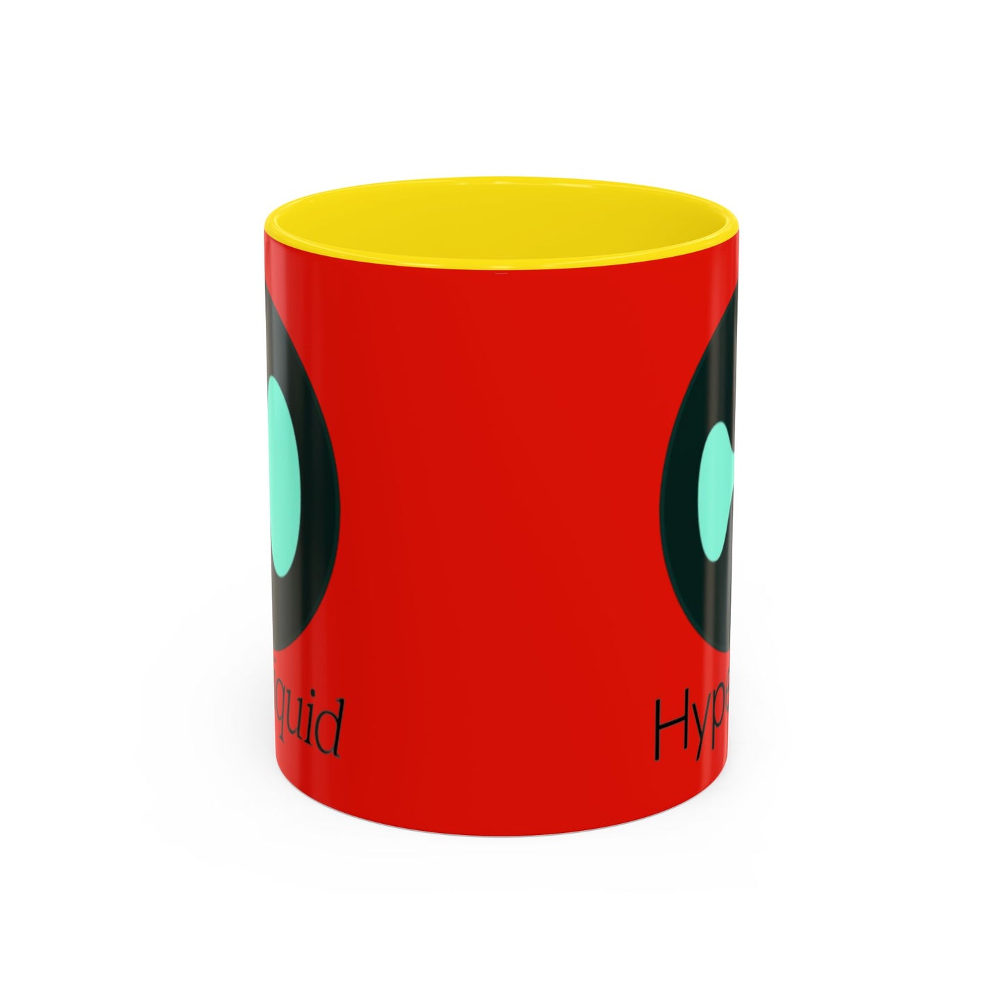 Hyperliquid Black font Red Accent Mug by cypherpunkgear.com