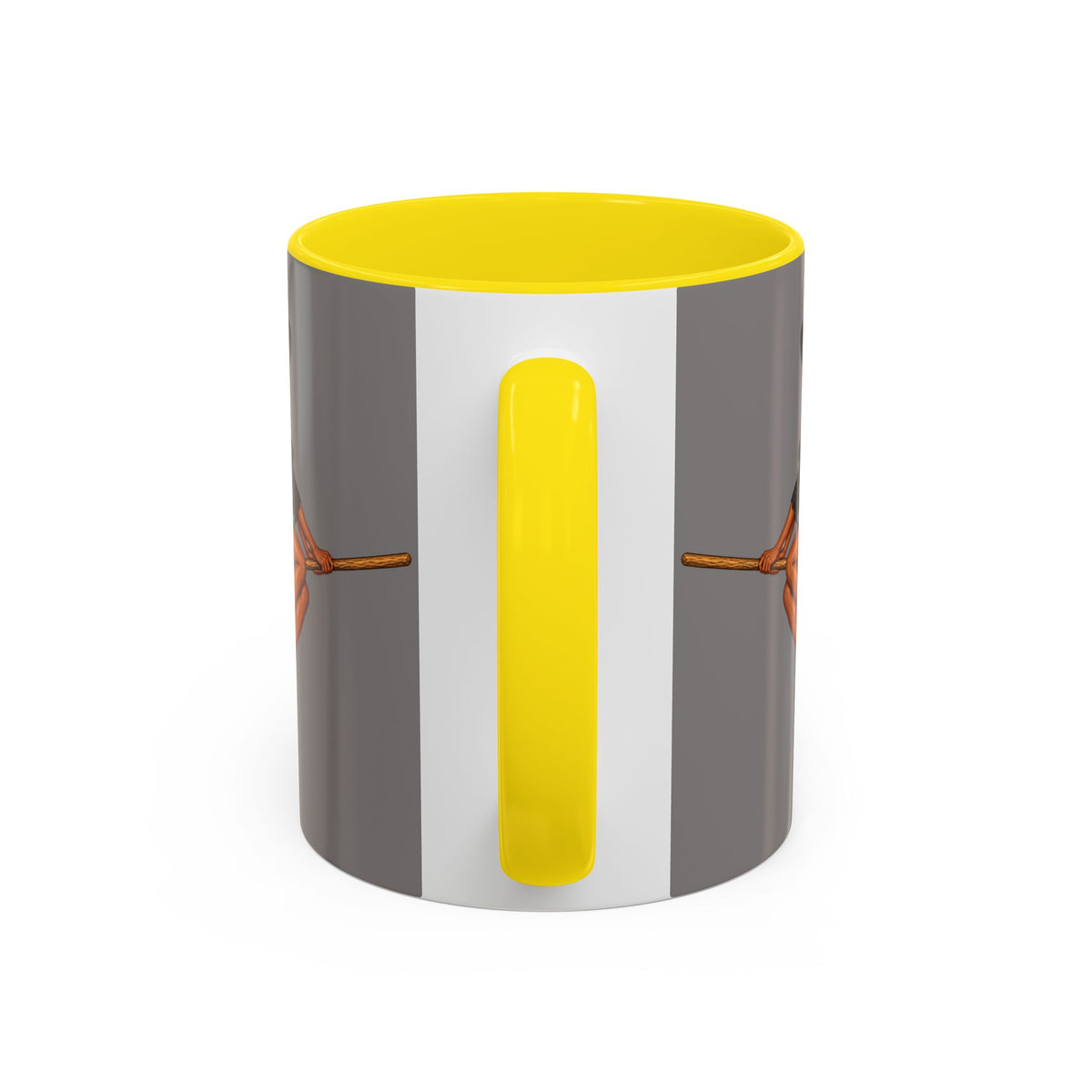 Velvet Vex Grey Accent Mug by CreepyCrafts.boo