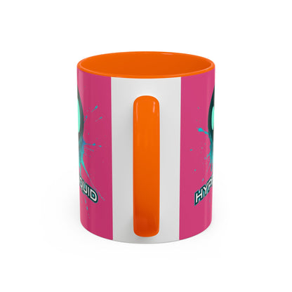 HYPE Drip Pink Accent Mug by cypherpunkgear.com