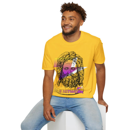 Zeus Network Light colors Unisex T-Shirt by cypherpunkgear.com