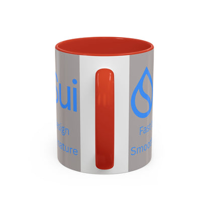 SUI Grey Accent Mug by cypherpunkgear.com