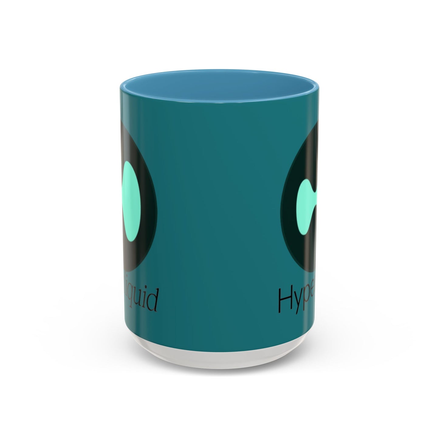 Hyperliquid Black font Hyperliquid Accent Mug by cypherpunkgear.com