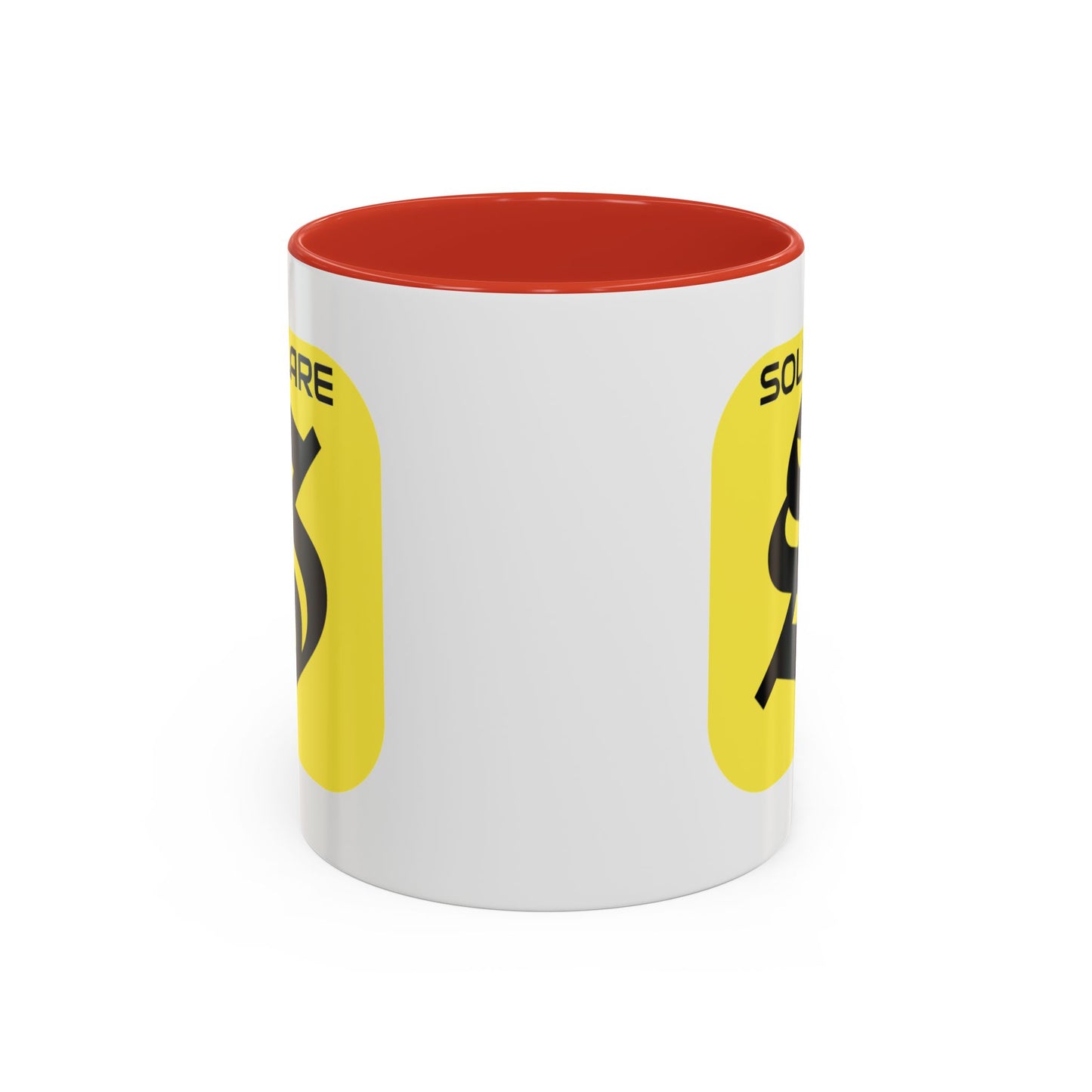 SolflareLogo White Accent Mug by cypherpunkgear.com