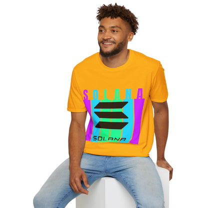 Solana (SOL) Freedom LTcolors Unisex T-Shirt by cypherpunkgear