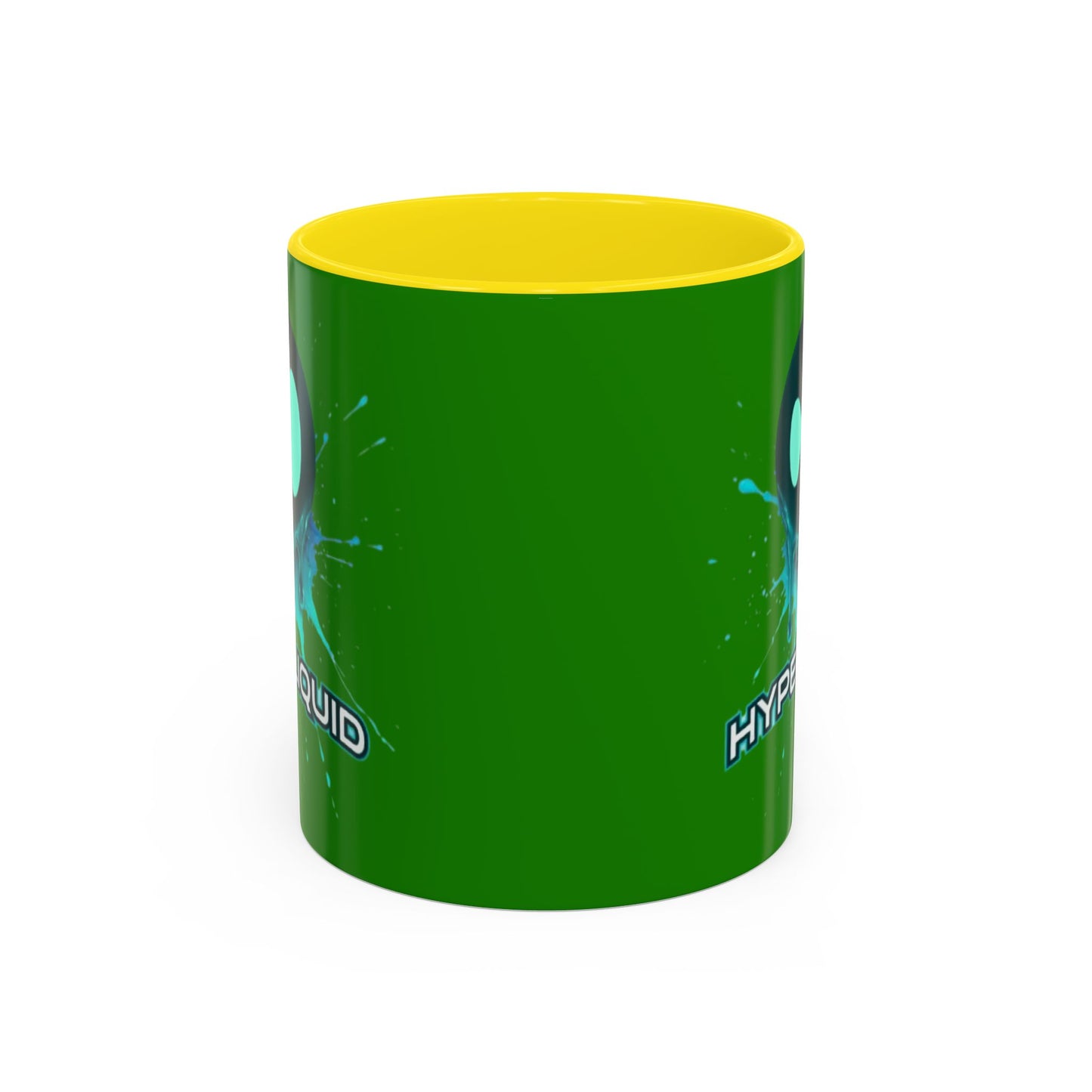 HYPE Drip Green Accent Mug by cypherpunkgear.com
