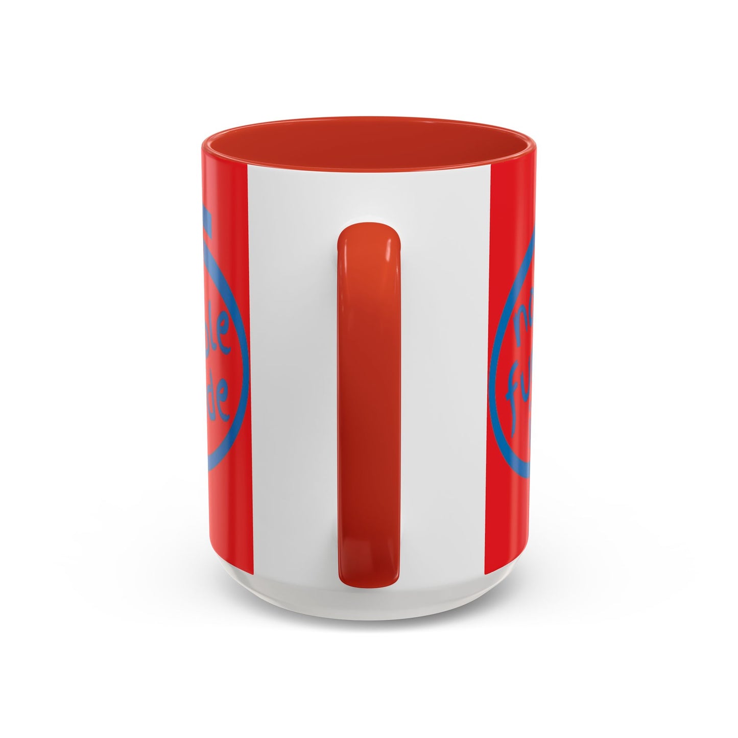 Non-Fungible Inside Red Accent Mug by cypherpunkgear.com
