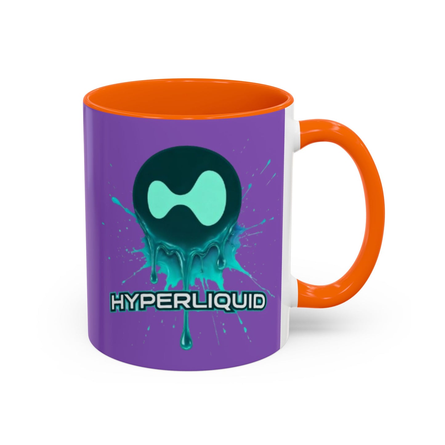 HYPE Drip Light Purple Accent Mug by cypherpunkgear.com