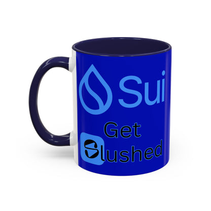 Sui: Get Slushed Dark Blue Accent Mug by cypherpunkgear.com