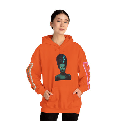 Bride of Frankenpunk Hoodie Unisex Hooded Sweatshirt by CreepyCrafts.boo