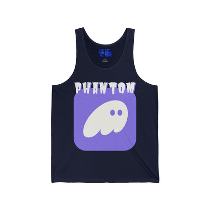 Phantom Hot Wallet Unisex Jersey Tank Top by cypherpunkgear.com