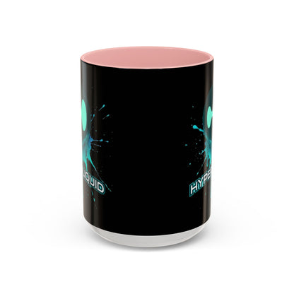 HYPE Drip Black Accent Mug by cypherpunkgear.com
