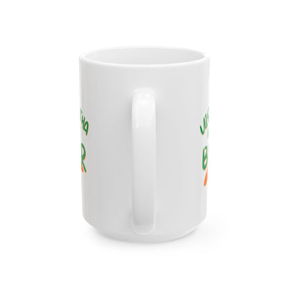 Uisce Beatha makes it better Green font White Mug by cypherpunkgear.com