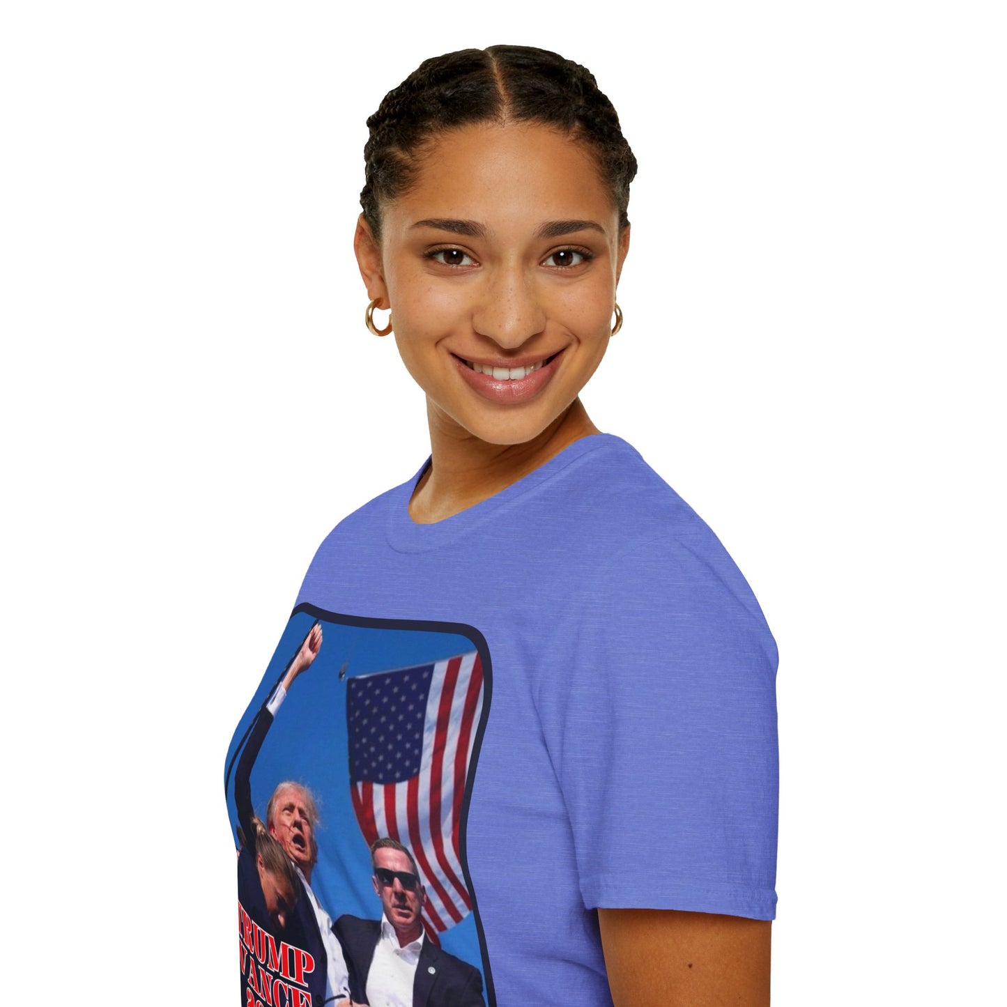 Trump and Vance 2024 LTcolors Unisex T-Shirt by cypherpunkgear