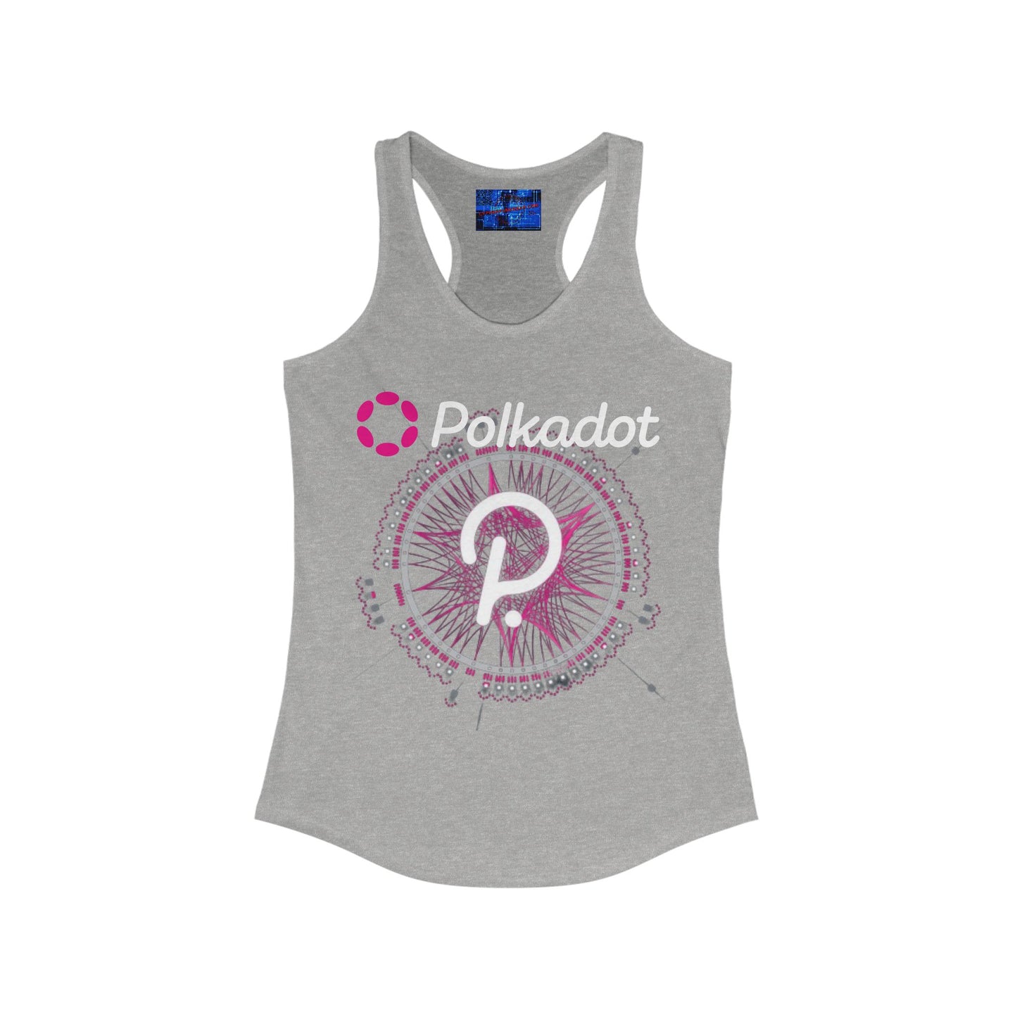 Polkadot (DOT) Women's Racerback Tank Top by cypherpunkgear.com
